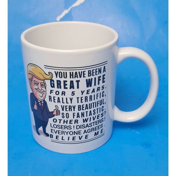 Funny Donald Trump Great Wife Coffee Mug For Her-Great Condition - Picture 1 of 3